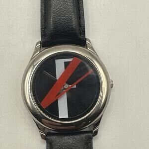 Fine Arts Museum Watch swiss movement Leather Band New Battery, Works Great